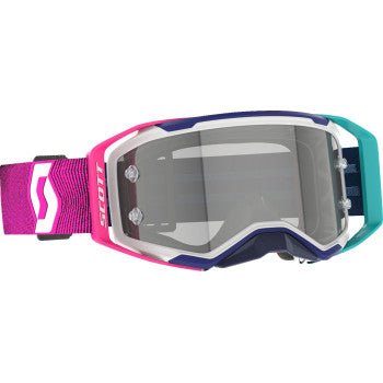 SCOTT Prospect 2.0 LS Goggle - Stealth Blue/Radiant Pink - Light Sensitive - Gray Works Lens 421470-7906327