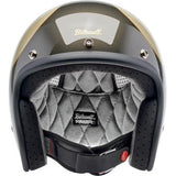 BILTWELL Bonanza Helmet - Scallop - Metallic Charcoal/Champagne - Large 1001-589-204