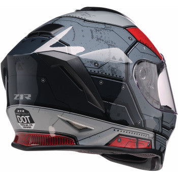 Z1R Youth Warrant 2.0 Helmet - Sentinel - Black/Red - Medium 0102-0290