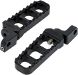 JOKER MACHINE Adjustable Serrated Long Footpegs - Black - XL 08-61-3B
