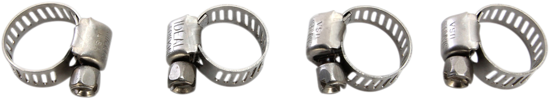 MOOSE RACING Clamp Hose - Stainless Steel - 8-22 mm - 4-Pack 114-6406