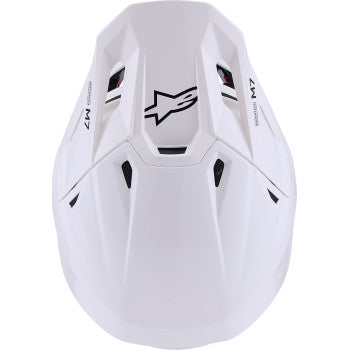 ALPINESTARS SM7 Helmet - Solid - Gloss White - 2XL 8301426-2180-XXL