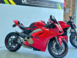 IN STOCK Vandemon  Ducati Panigale & Streetfighter V4S/V4R Vandemon All Titanium Slip-On 2018-24 DUCV4SFTIMUFLMB VA-3