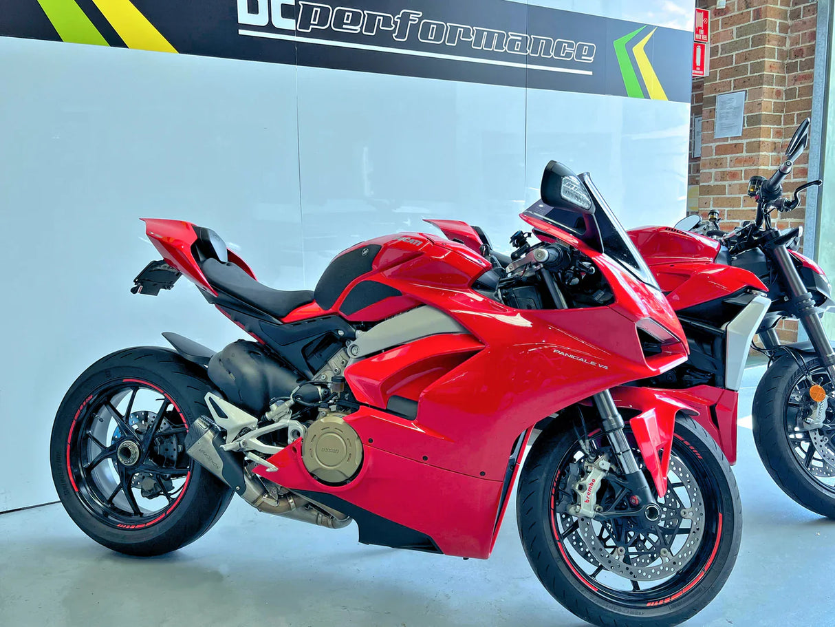 Vandemon  Ducati Panigale & Streetfighter V4S/V4R Vandemon All Titanium Slip-On 2018-24 DUCV4SFTIMUFLMB VA-3