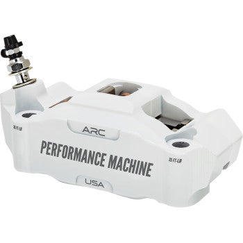 PERFORMANCE MACHINE (PM) Radial Mount Caliper - Front Left - White 0052-2427-WC