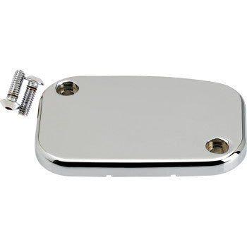 JOKER MACHINE Master Cylinder Cover - Hydraulic Clutch - Smooth - Chrome 08-014C