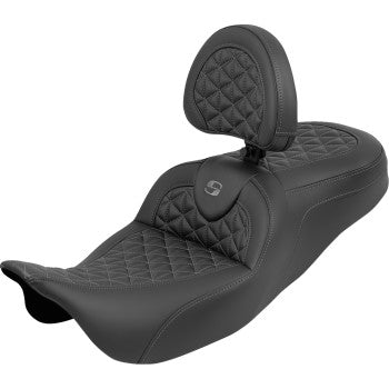 SADDLEMEN Seat Roadsofa Tri Gripper W/Grey Stitch 808-07B-210B2
