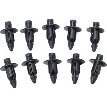 MOOSE RACING Push Rivet Kit - Three Stage - M6 - 10 Pack 1725