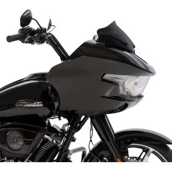 KLOCK WERKS Sport Flare™ Windshield - 8" - Black - FLTR KWW-01-0708-B