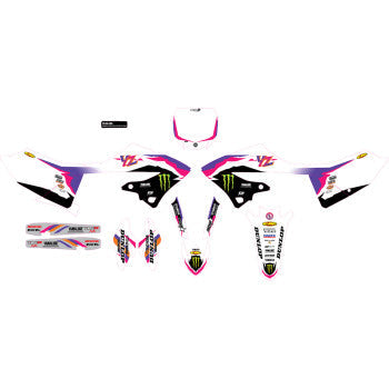D'COR VISUALS Graphic Kit - '93 Monster Energy Retro - YZ 125/250 20-50-265