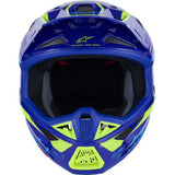 ALPINESTARS SM7 Helmet - Deed - Gloss Blue/Yellow Fluo - 2XL 8302426-7253-XXL