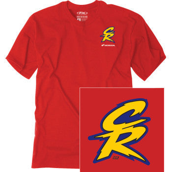 FACTORY EFFEX Honda Retro CR T-Shirt - Red - Medium 28-87312