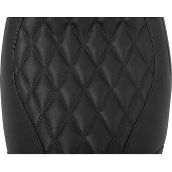 MUSTANG Wide Tripper™ Seat - Solo - Black Stitching - FLT/FLH '23-'25 88503