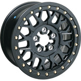 MOOSE RACING Wheel - 346X - Beadlock/6 Lug - Front/Rear - Black - 6/5.5 - 15x7 - 5+2 346BLMO 157655MB54