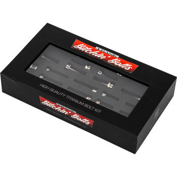 TRASK Bitchin' Bolts Hardware Kit - Titanium - M8 - Transmission TM-1050-I