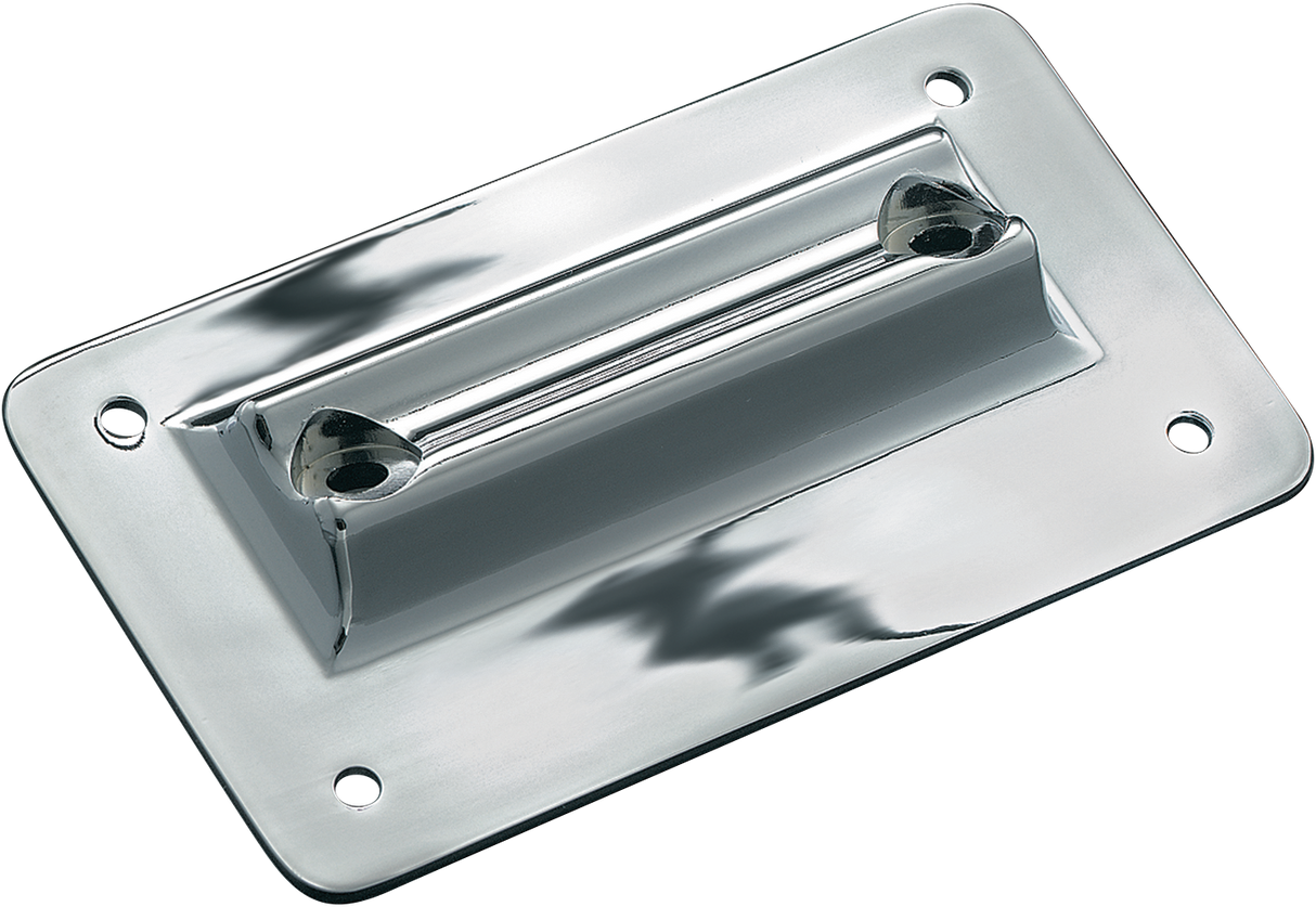 KURYAKYN Laydown License Plate Frame - Chrome 113