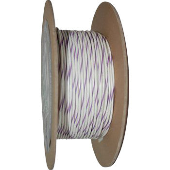 NAMZ 100' Wire Spool - 20 Gauge - White/Violet NWR-97-100-20
