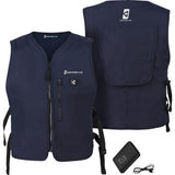 GERBING HEATED CLOTHING 5V Touch Button Circulatory Cooling Vest - Blue GER-CV-7V-OS