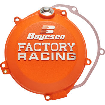 BOYESEN Clutch Cover - Orange - KTM/Husqvarna 125/150 SX 2023-2025  CC-41CO
