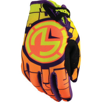 MOOSE RACING Youth SX1™ Gloves - Orange/Green - XL 3332-1891