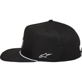 ALPINESTARS Label Snapback Hat - Black - One Size  1236-81438-10-OS