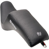 SLYFOX Slyfox Seat - Gray Logo - Black Vinyl w/ Slipstop - Carbon Fiber - Dyna 4883B-slyfox