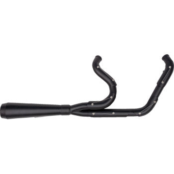 TRASK 2-into-1 Assault Exhaust System - Full Black on Black TM-5000BKBK