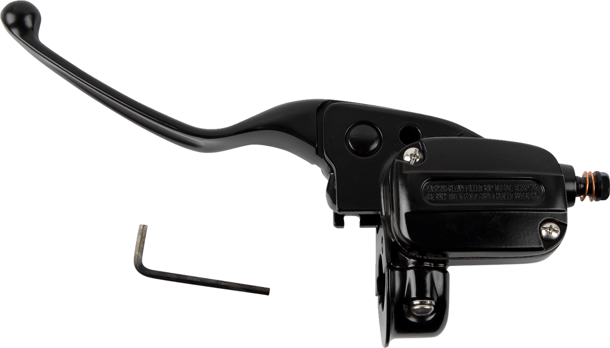 DRAG SPECIALTIES Master Cylinder Assembly - Clutch - Black H07-0802MB-2 0612-0477