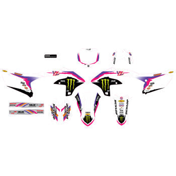 D'COR VISUALS Graphic Kit - '93 Monster Energy - Retro Star - Yamaha - YZ 450 20-50-705
