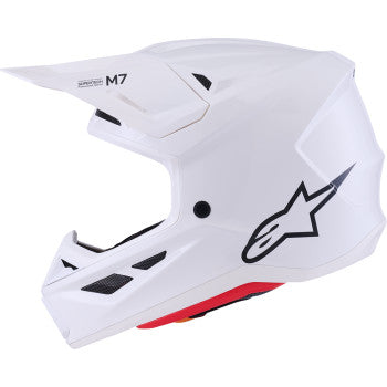 ALPINESTARS SM7 Helmet - Solid - Gloss White - 2XL 8301426-2180-XXL