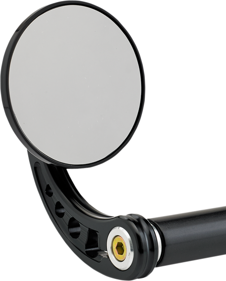 JOKER MACHINE Bar-End Mirror - Black 09-313-CB