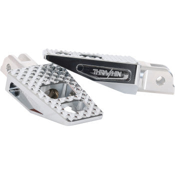 THRASHIN SUPPLY CO. P-54 Footpegs - Front - Chrome TSC-2020-3-SF