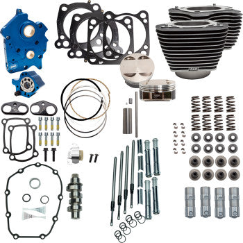 S&S CYCLE Power Pack - 4.375" Stroke - Oil Cooled - Black w/o Highlights - M8 310-1052C