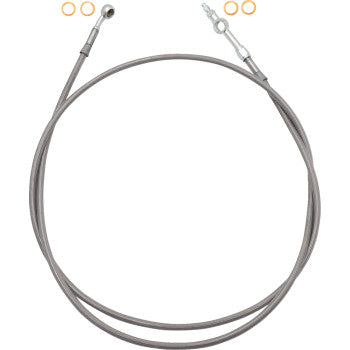 FAT BAGGERS INC. EZ Install Brake Line - 66" - Stainless Steel Braid 120066