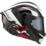 ALPINESTARS Helmet S-R7 A-Core Bk/Wh/Rd Gloss Ece06/Dot M 8203426-1353-M