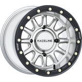 RACELINE WHEELS Wheel - Alpha - Front/Rear - Hyper Silver/with Black Ring - 15x7 - 4/156 - +10 mm A14SB-57056+10