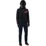 ALPINESTARS Chrome Air Sport Hoodie - Black/Red Fluo - Large 4200425-1030-L
