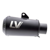 LEOVINCE LV-10 Slip-On Muffler - Universal Black 9746FBU  1811-4293 NO RETURNS- YOU GET WHAT YOU SEE IN THE PIC