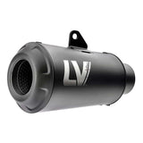 LEOVINCE LV-10 Slip-On Muffler - Universal Black 9746FBU  1811-4293 NO RETURNS- YOU GET WHAT YOU SEE IN THE PIC