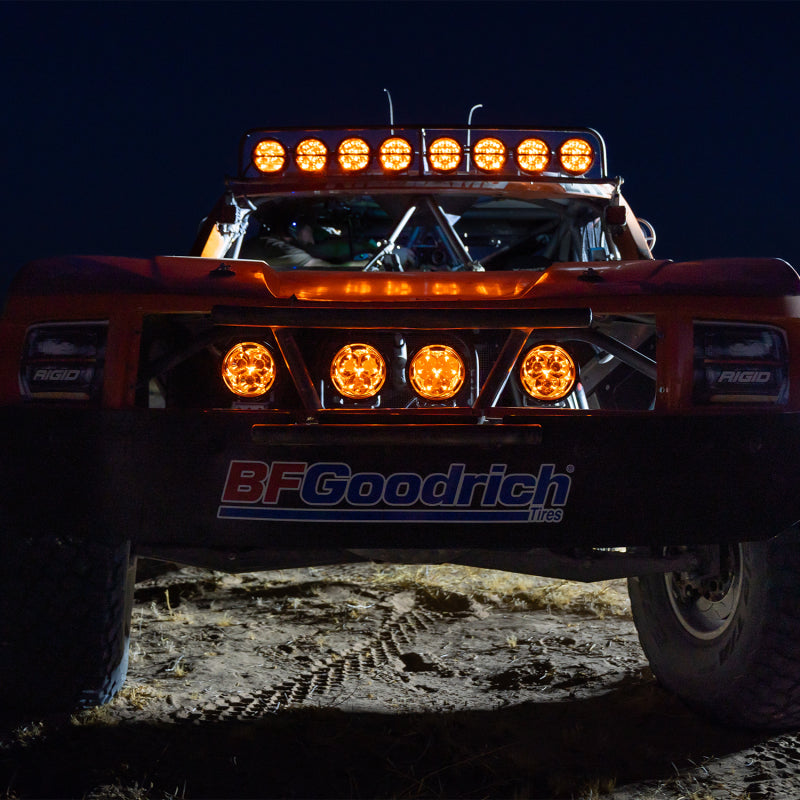 Rigid Industries 360-Series Laser 6in Amber PRO Amber Backlight 36212