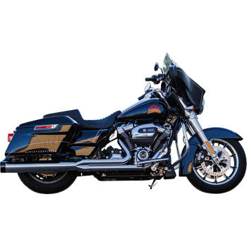 S&S CYCLE 2-into-1 Sidewinder Exhaust System - 50-State - Chrome - M8 Touring 550-0758