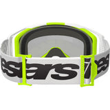 ALPINESTARS GOGGLES Goggle Vision 8 Wrdmrk Wht/Ylw Fl/Mir Sil 5101325-2501