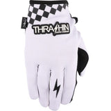 THRASHIN SUPPLY CO. Go Fast Stealth Gloves - White - Medium SV1-10-09