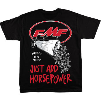 FMF Tee Horsepower Blk 2x SP26118909BLK2X
