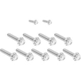 ARLEN NESS Bolt Kit - Cam Cover/Point Cover - Titanium - 12-Point - Polished 300-932