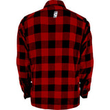 GERBING HEATED CLOTHING 7 V Battery Heated Flannel Shirt - Red/Black - 2XL GER7VFS-RB-XXL