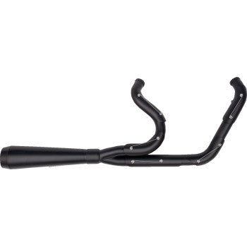 TRASK 2-into-1 Assault Exhaust System - Full Black on Black  TM-5010BKBK