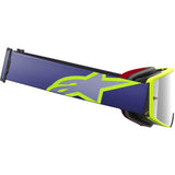 ALPINESTARS GOGGLES Goggle Supertech Corp Purple/Yl Mirror-Sil 5100326-3156