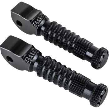 GILLES TOOLING Sport Footpegs - Driver - Black  RGK-350-UF16-B