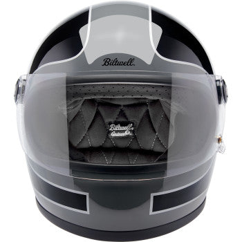 BILTWELL Gringo S Helmet - Tracker - Gloss Storm Gray/Black - Small  1003-562-502